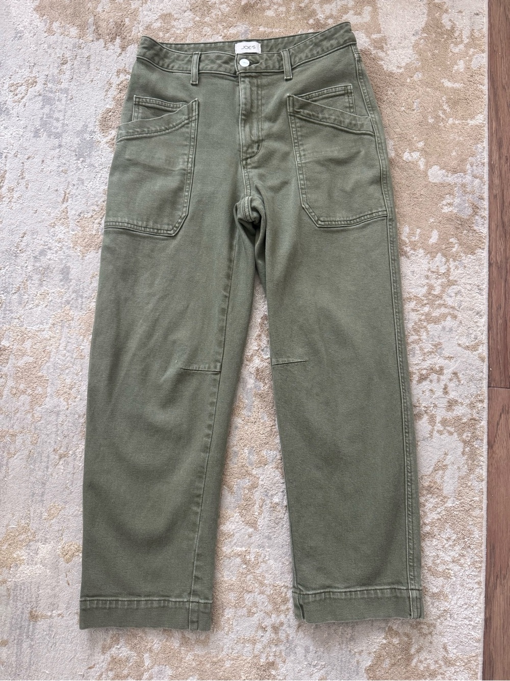 Joe's Jeans The Double Pocket Barrel Jean Winter Moss